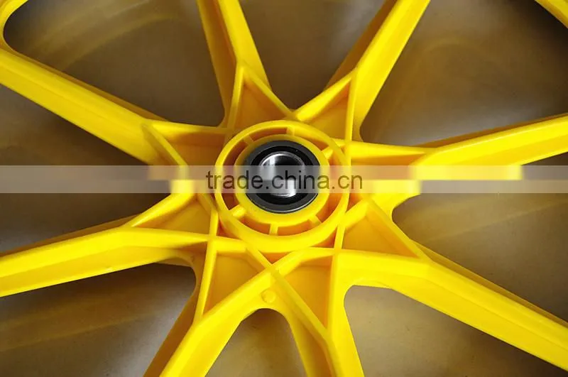 Non-Marking Flat Free Solid Polyurethane Tire 20''