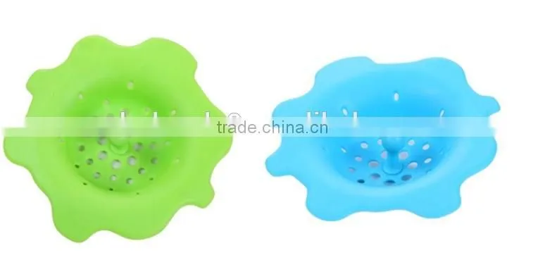colorful kitchen silicone sink strainer