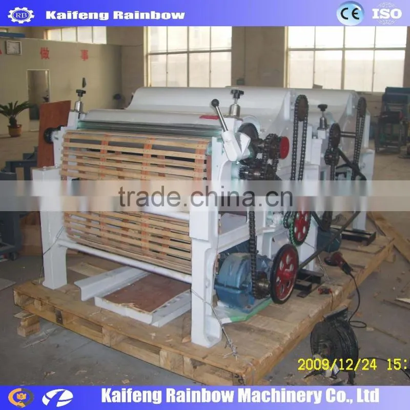 Electrical Manufacture fiber tearing and opening machine Long working life textile tearing machine
