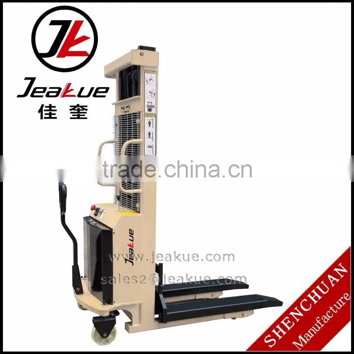 2017 best sellerl semi electric stacker