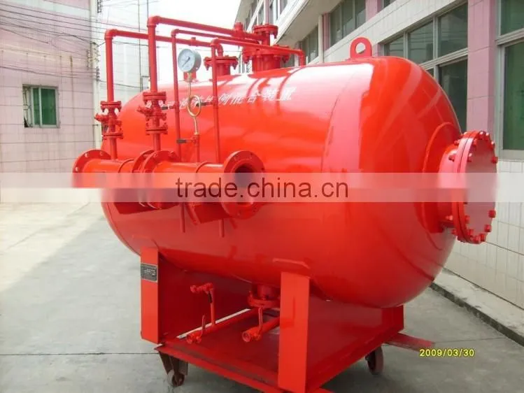 Fire fighting foam bladder tank for foam fire system