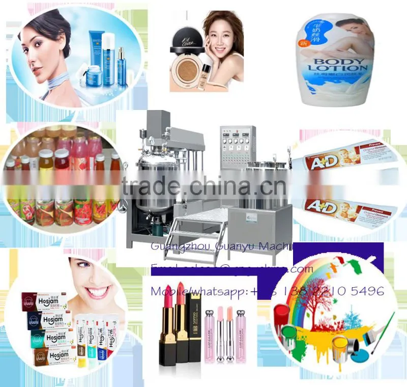 best price vacuum stainless steel electric heating emulsifying mixer for mixing and homogenizing