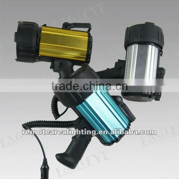 Guangzhou portable power source Portable Rechargeable high power emergency torch light SLE88-35-HID ( selectable colors)