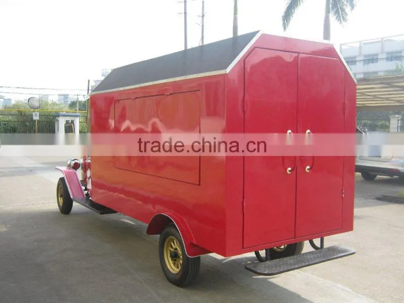 Special design 4 wheel electric food delivery vehicle new model T ice cream car