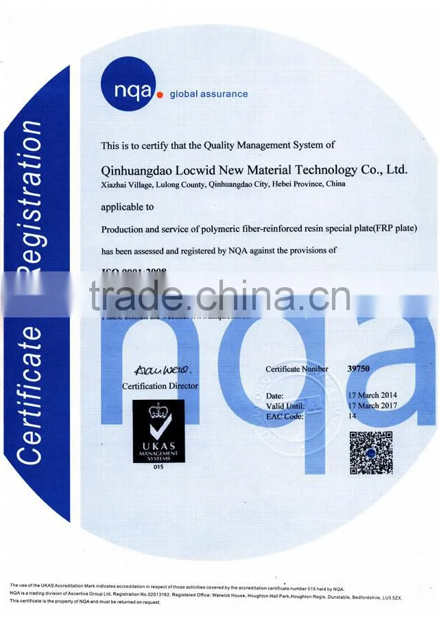 FRP (Fiber Reinforced Plastic) building material for roofing