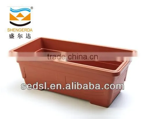 rectangular cheap garden flower pots terracotta