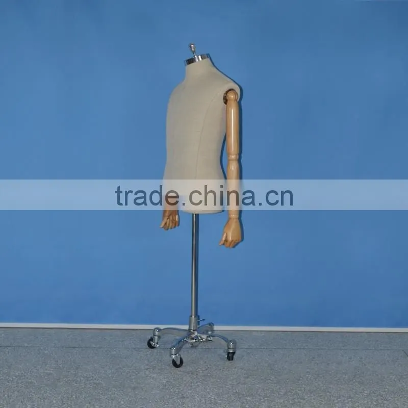 Male Tailor Mannequin Clothing display racks props wooden hand plating bonnet