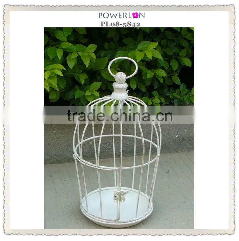 Simple pretty bird cage card holder