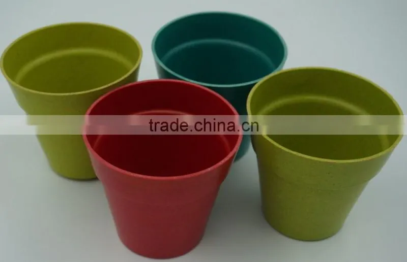plant fiber bamboo flower pot Biodegradable Eco friendly
