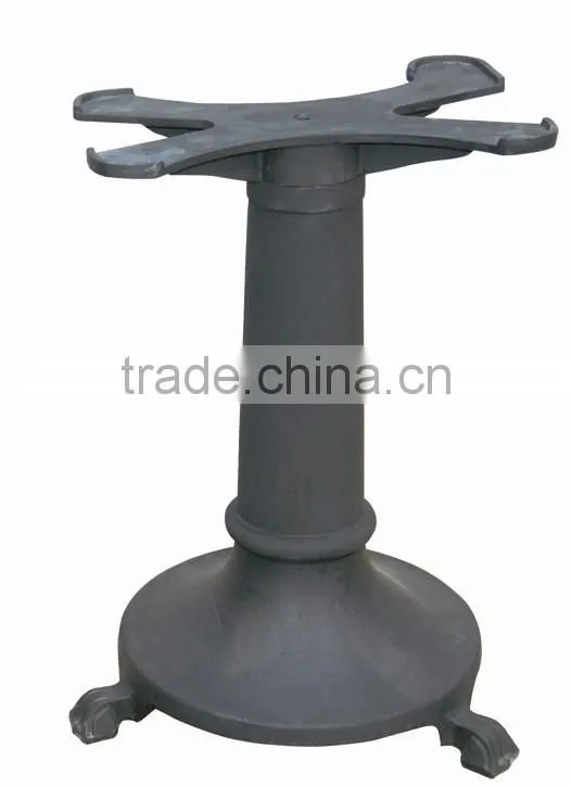 backrest cast iron outdoor garden table base for sale