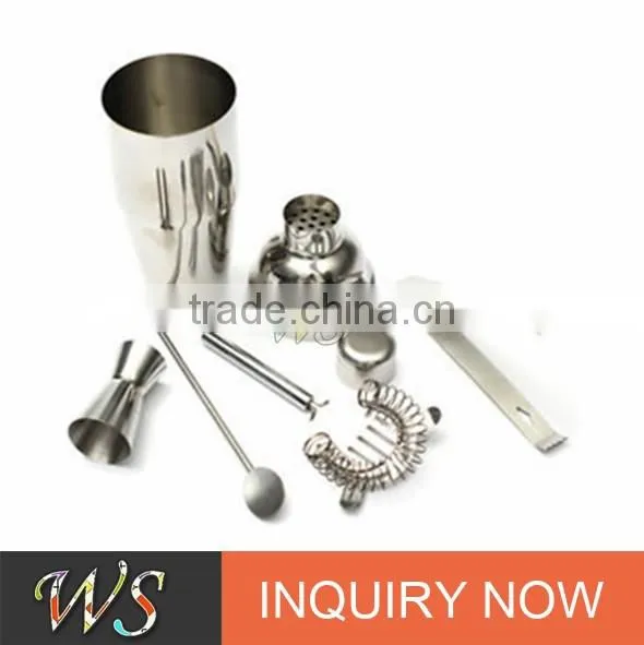 2017 famous high quality and popular bar cocktail shaker set