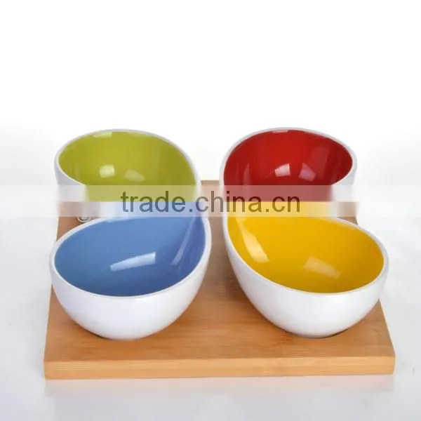 Food grade colorful kitchen ware porcelain,ceramic dishes for restaurant