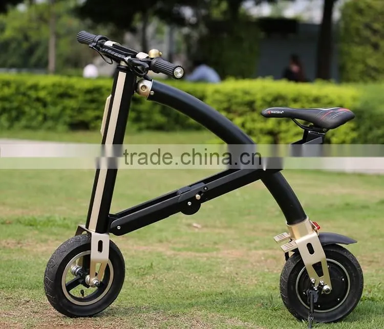 2016 best design portable folding mini electric bicycle motor