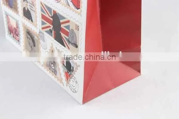 Foldable Gift Bag With Stamp Patterns/ Shopping Bag