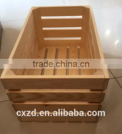 2016 new design customized wooden crate