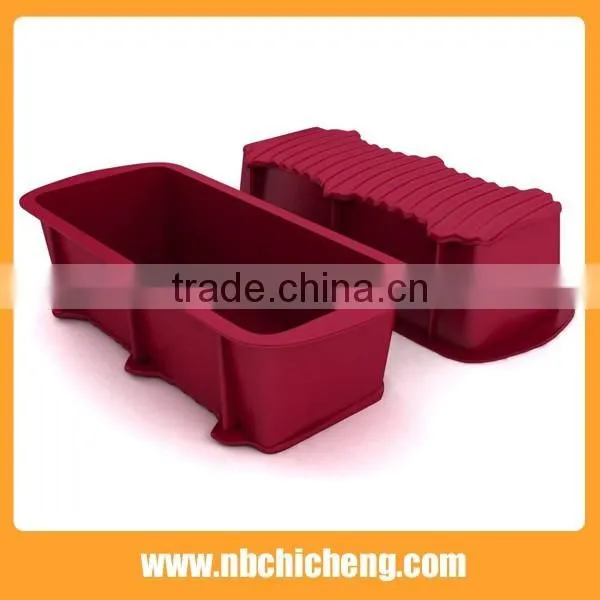 Promotion Flexible Rectangular Silicone Loaf Mold, Silicone Bread Baking Mold, Silicone Cake Mold