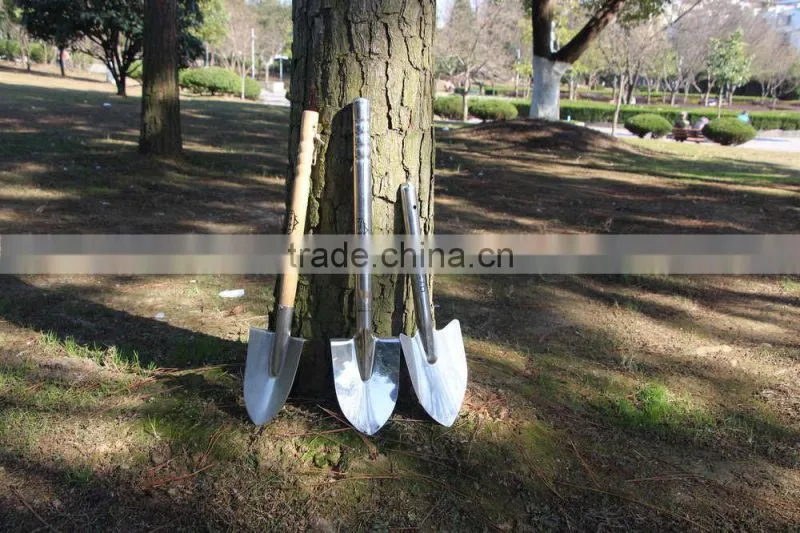 wooden handle Heated stainless Steel Hand potato shovel