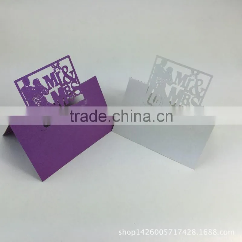laser cut decoration card party invitation card table card wedding place