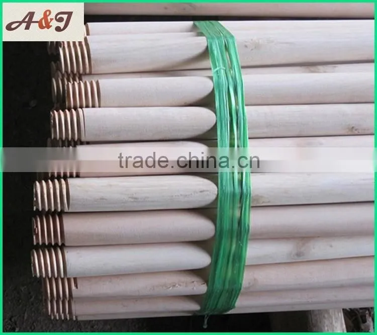 natural wooden handle for broom, wooden broom stick, brush handle