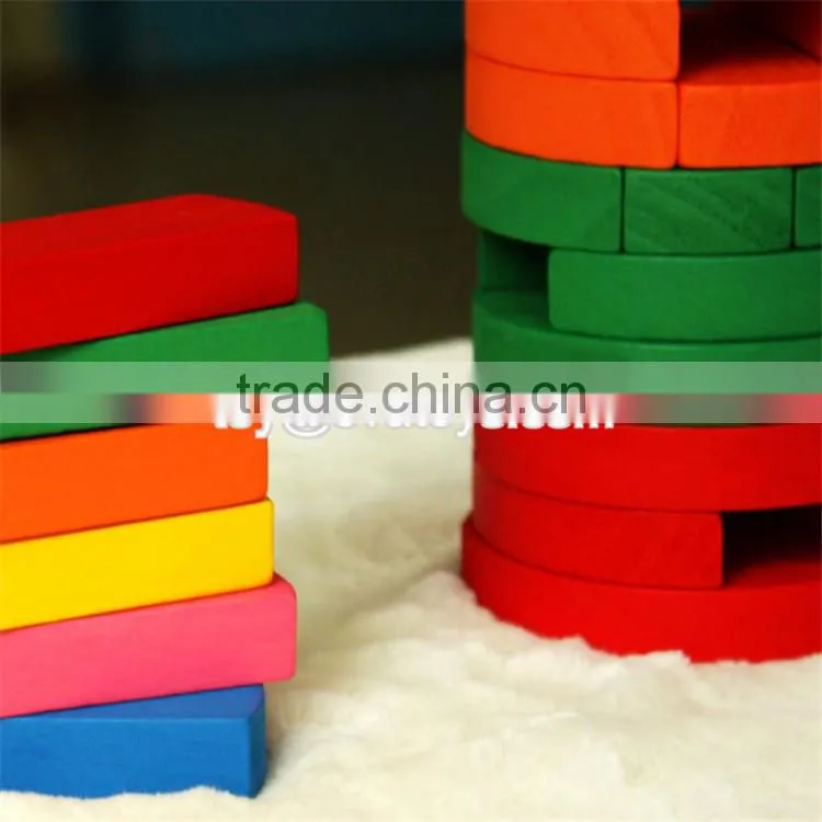 wholesale children educational wooden stacking blocks game W13D119