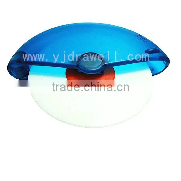KA-4355 Personalized Transparent Handle plastic blade pizza cutter