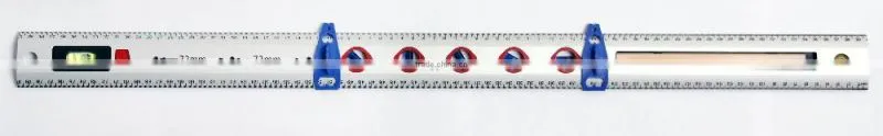 five vials level spirit level with scale aluminium level ruler