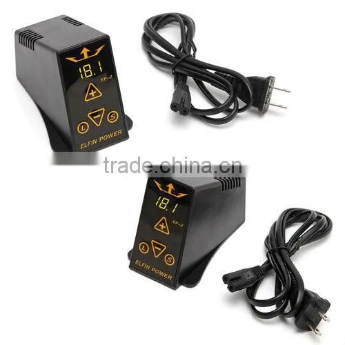 2013 New Arrival ELFIN POWER SUPPLY LCD For Tattoo Power Supply EP-2