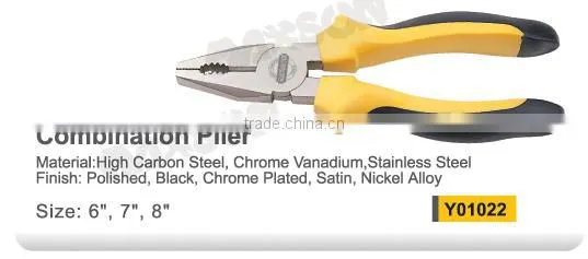 Y01022 Professional hand tools cobination plier