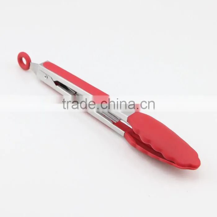 Set of 3 High Quality Reusable 9 Inch Kitchen Tongs BBQ Tongs