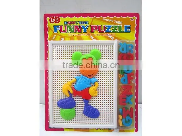 hot educational block toy plastic puzzle box for gift
