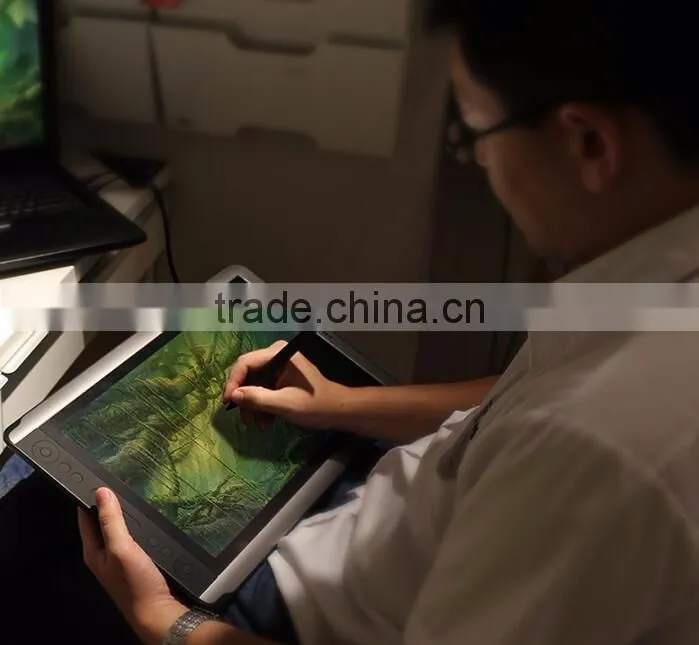 Huion KAMVAS GT-156HD Drawing Tablet Monitor with Touch Bar and Multi-Angle Stand