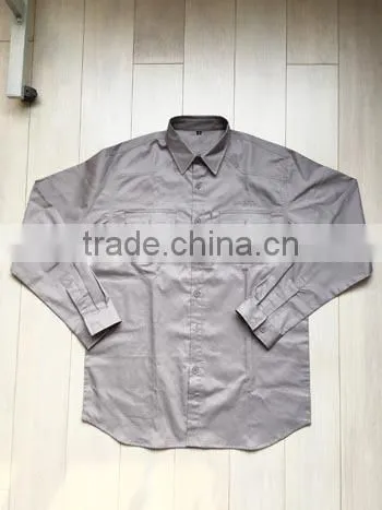Men Shirt Cotton grey with high quality