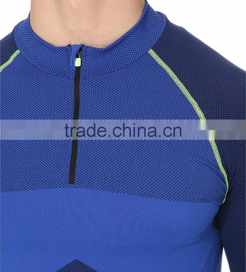 mens tight fit long sleeve sport running t shirt dry fit