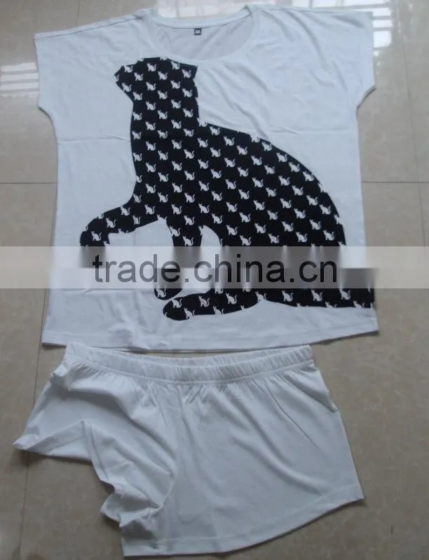 ladies shorts pyjama set, ladies cotton sleepwear, under ware