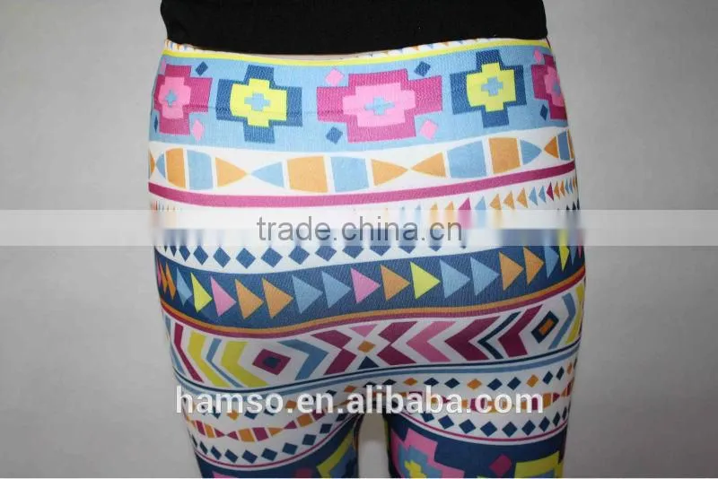lady digital printed legging