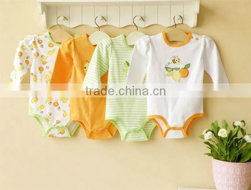baby long sleeve romper ,baby long sleeve romper set,baby gift set 4in1