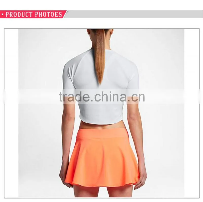 New design Dri-fir technic short sleeve t shirt women tennis top tennis wear