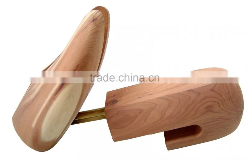 Wooden mini shoe tree and stretcher