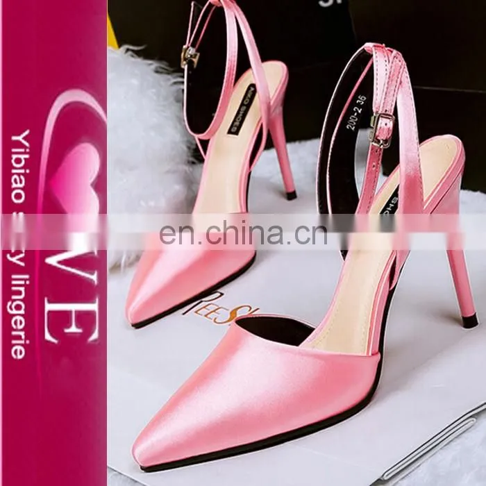 Fashion Ladies Girls Gigh Geel Sandals Pictures Summer Pencil High Heel Sandals