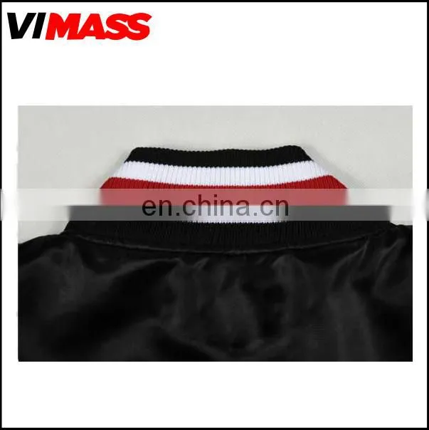 2015 baseball jacket , wholesale custom fashion printing men winter cotton jacket