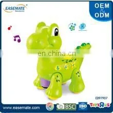 Most popular plastic universal electric dinosaur toy with light and music