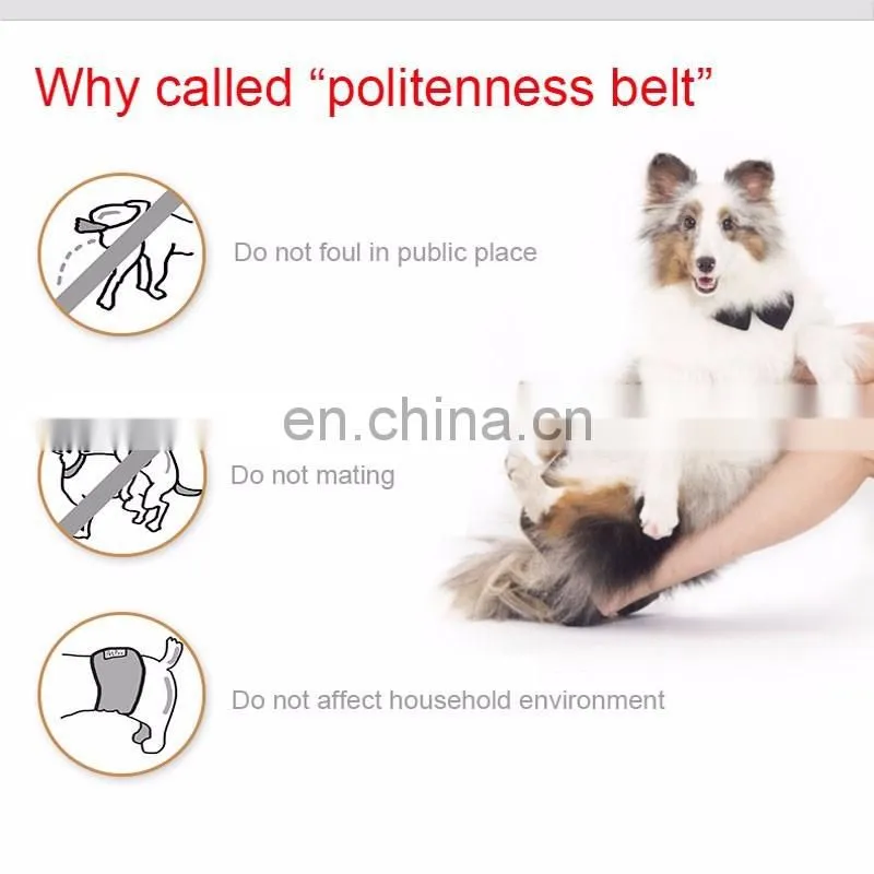 High Quality Customized Male Dog Pants Physiological Belt Pet Shorts Pets Supplies Clothes for dogs