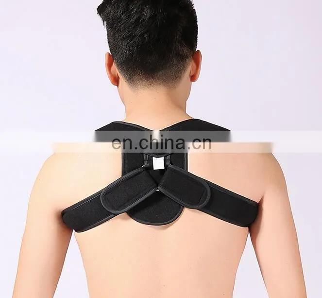 Upper Back Posture Corrector Brace and Clavicle Support for Fractures, Sprains, and Shoulders #BZ-007