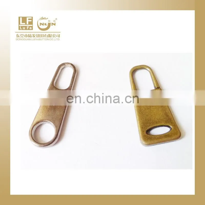 customized designer metal zipper pull