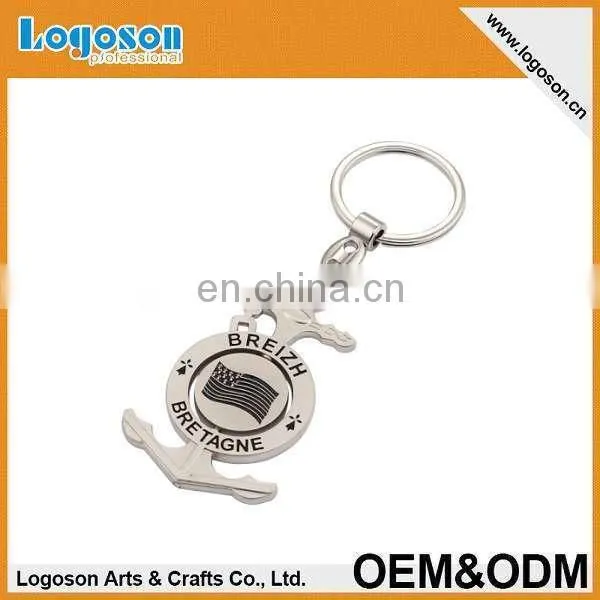 2015 novelty gift souvenir items custom design keychain compass souvenir