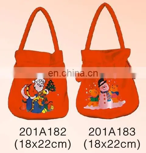 Fashional Style Cheap christmas bags newest customized gloves shaopping bags