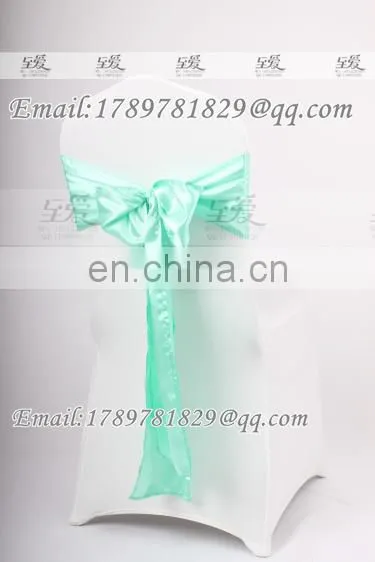 banquet satin ribbon chair cover sash