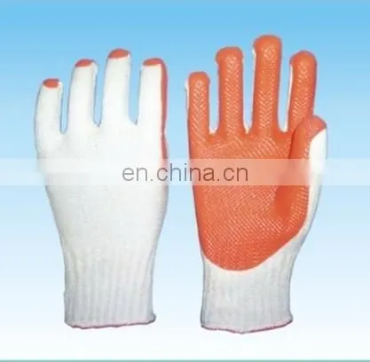 13G nitrile coated Nylon glove with PVC dots