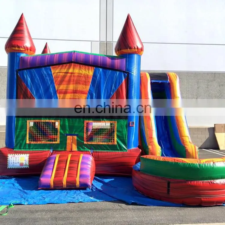 Kid Children Inflatable Bouncer Slide Inflatable Water/Wet Slide For Sale