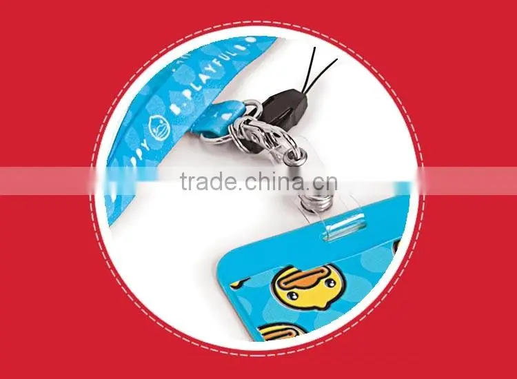 Promotional business gift card holder with strap